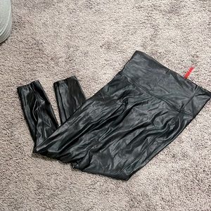 Spanx Faux Leather Leggings